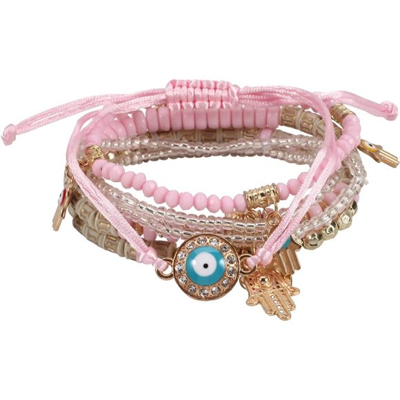 New Bohemian Bracelets for Women Stretch Multilayer Colorful Beads Brace… main image 7